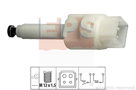 Датчик педалі гальма VW Passat/Audi A4/A6/A8 1.6-3.0 94-05 (4 конт.) EPS 1.810.126