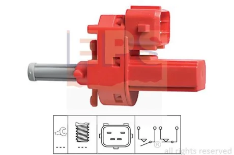 Датчик педалі зчеплення Ford Galaxy/Focus/Mondeo 1.4-2.5 24V 96- (4 конт.) EPS 1.810.140