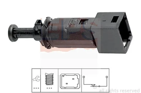 Датчик педалі гальма Renault Trafic/Master/Kangoo 97- (2 конт) EPS 1.810.148