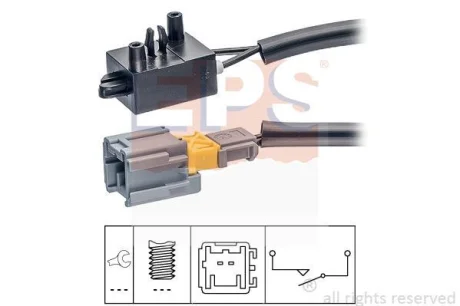 Датчик педалі зчеплення Peugeot Partner/Citroen Berlingo 1.6HDi 08- (2 конт.) EPS 1.810.210