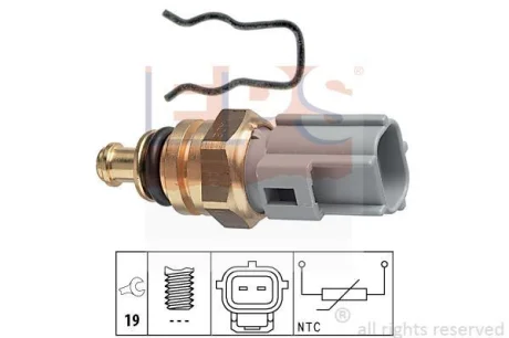 Датчик температури охолоджуючої рідини Citroen Jumper/Peugeot Boxer 2.2 HDi 11- (2 конт.) EPS 1.830.285