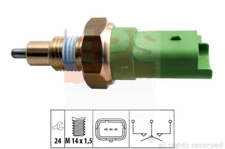 Датчик увімкнення заднього ходу Renault Master 2.5/Trafic 1.9-2.5dCi 01-/Vito (W447) 14- EPS 1.860.245