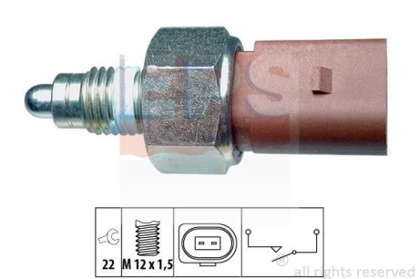 Датчик увімкнення заднього ходу VW T5/Caddy III 04-15 EPS 1.860.266