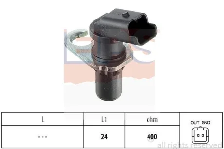 Датчик положення колінвалу Fiat Scudo 2.0/2.2 JTD 02-06/Peugeot Expert 2.0 HDI 00- EPS 1.953.258