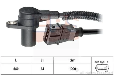 Датчик положення колінвалу Iveco Daily III/Fiat Ducato/Renault Mascott 2.8 HDi 99- EPS 1.953.301