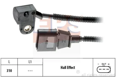 Датчик положення розподільного валу VW Passat/ Golf V 2.0 TDI 03-10 EPS 1.953.456