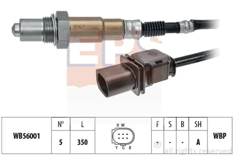 Лямбда зонд Fiat Doblo 1.9JTD 01-/Jeep Renegade 2.0CRD 14- EPS 1.998.389