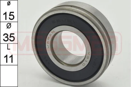 Підшипник  NP6202-2RS-P (35x15x11) ERA 218015