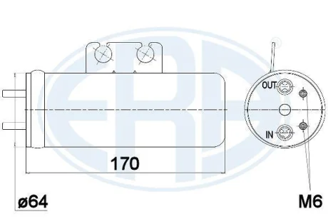 Осушувач кондицiонера ERA 668001