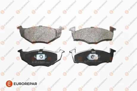Колодки гальмівні дискові (комплект 4 шт.).)) EUROREPAR 1617253580