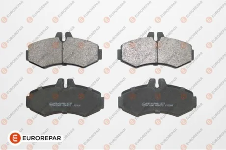 Колодки тормозные дисковые (комплект 4 шт.)) EUROREPAR 1617264580