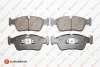Гальмівні колодки пер. BMW 3(E90)/1(E81) 04-13 (ATE) (149.5x57.5x17.5) EUROREPAR 1623053880 (фото 1)