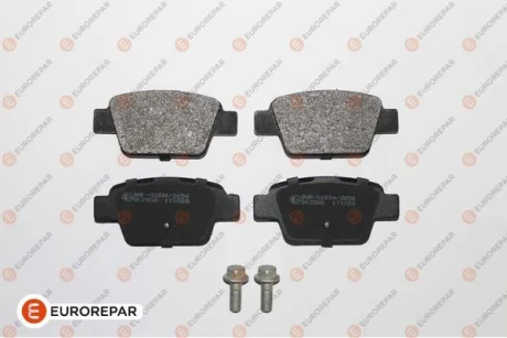 Колодки гальмівні дискові (комплект 4 шт.).)) EUROREPAR 1623064980