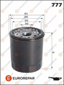 Фільтр оливний EUROREPAR 1637765180
