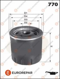 - ФІЛЬТР ОЛИВИ EUROREPAR 1637767080