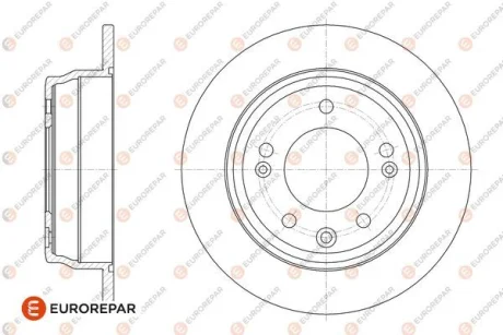 Диски гальмівні (комплект 2 шт) EUROREPAR 1667871080
