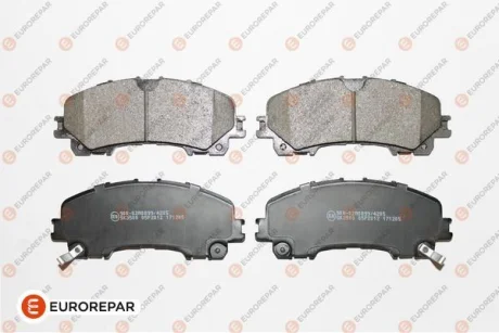 Колодки гальмівні дискові комплект EUROREPAR 1675996380
