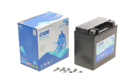 Акумулятор AGM [12B] 12 Ah| 150x90x145 (ДхШхВ) CCA 200 EXIDE AGM12-12