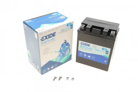 Акумулятор AGM [12B] 14 Ah| 164x89x134 (ДхШхВ) CCA 210 EXIDE AGM12-14