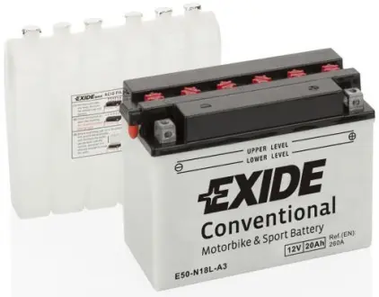 Акумулятор Стандарт [12B] 20 Ah| 205x90x162 (ДхШхВ) EXIDE E50-N18L-A3