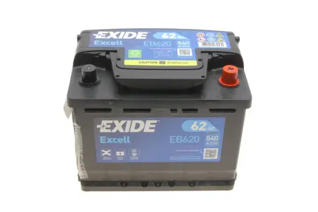 Стартерна батарея (акумулятор) EXIDE EB620