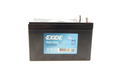 Акумуляторна батарея 14Ah/80A (150x100x100/+L/B0) (Start-Stop AGM/допоміжний) EXIDE EK143