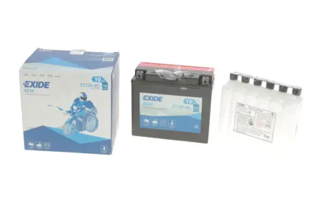 Акумулятор AGM [12B] 10 Ah| 150x70x130 (ДхШхВ) CCA 160 EXIDE ET12B-BS