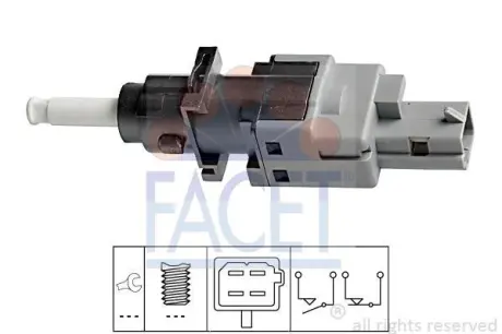 Датчик стоп-сигналу Citroen Jumper / Fiat Ducato / Peugeot Boxer (94-) FACET 7.1196