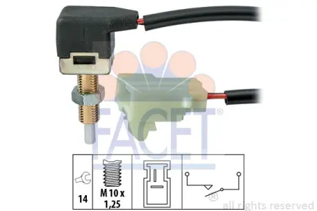 Датчик стоп-сигналу Kia Carnival grand carnival iii 2.2 crdi (10-15) Facet FACET 7.1298