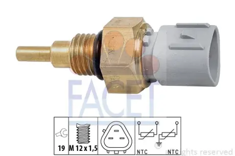 Датчик температури Toyota Camry 2.0 (01-06) FACET 7.3368