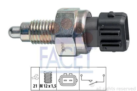 Датчик заднього ходу T4 90-03/Caddy II 95-04/Golf -02 (7.6125) FACET 76125