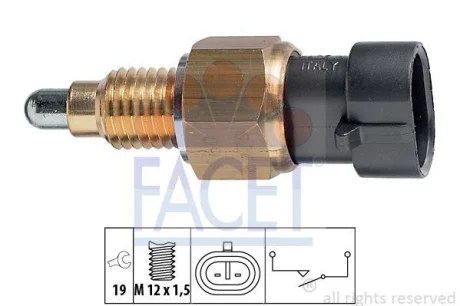Датчик заднього ходу Jumper/Ducato/Boxer/Saab 9-3 02- (7.6249) FACET 76249