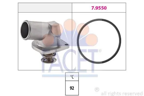 Термостат Opel Astra f classic 1.6 i 16v (98-05) (7.8194) FACET 78194