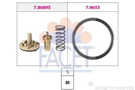 Термостат Vw Eos 1.4 tsi (08-15) (7.8689) FACET 78689