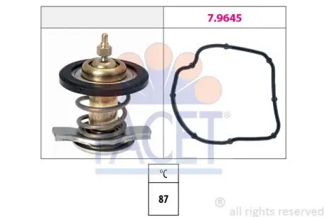 Термостат Mercedes Benz Sprinter/W638/639 OM611/612/646 99-10 (вставка) (7.8784) FACET 78784