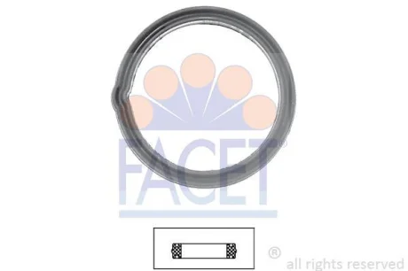 Прокладання термостату Hyundai i10, Getz/KIA Picanto (7.9608) FACET 79608