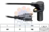 Датчик обертів коленвала Fiat PUNTO,BRAVA,BRAVO/Lancia KAPPA 1.9D/2.4D (96-) (9.0631) FACET 90631 (фото 1)