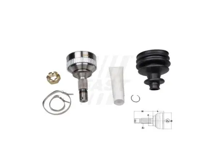 Акция ШРКШ зовнішній комплект PEUGEOT 308 (T7) 07-19, 5008 09-16, 207 06-15, Partner 96-08, 3008 09-16; CITROEN Berlingo 96-08, C4 10-20, C3 Picasso 09-17, DS4 10-15, Xsara Picasso 99-10 FAST FT25088K