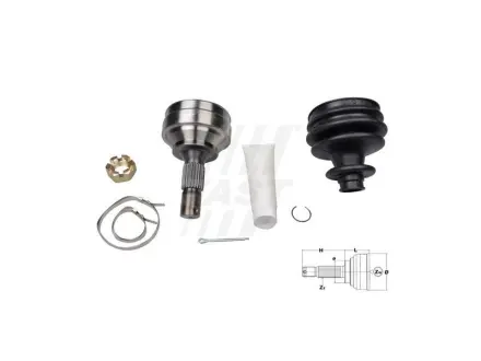 ШРКШ зовнішній Peugeot Partner /Citroen Berlingo 1.6 HDI (08-) FAST FT25089K