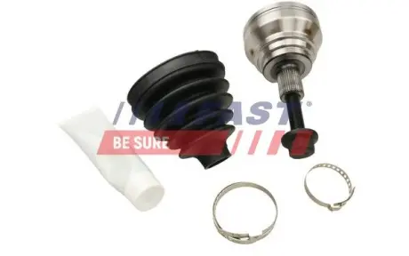 ШРУС передній зовнішній комплект VW PASSAT B7 10-15, Golf VI 09-14, Tiguan 16-, Tiguan 08-16; AUDI A3 03-12, A3 12-22, Q2 16-, Q3 11-18; SKODA Octavia A7 13-19, Octavia A5 04-13, Superb 08-15, Karoq 17-; SEAT Leon 05-12, Leon 12-20, Altea 04-09, Tole FAST FT25545