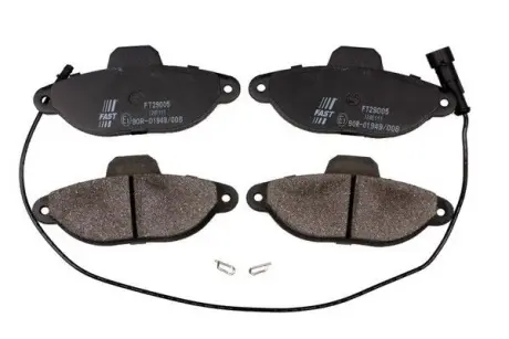 Колодки гальмівні дискові передні FIAT Fiorino 07-, Punto 03-10, Qubo 08-19, 500 07-20, Panda 03-12, Seicento 98-10; CHEVROLET Volt 10-15 FAST FT29005