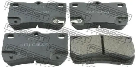 Колодки гальмівні дискові задні FEBEST 0101-GSE22R