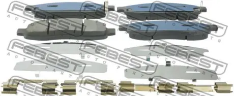 Колодки гальмівні FEBEST 0201-A60F