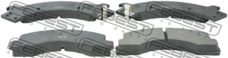Тормозные колодки FEBEST 0201-F22F
