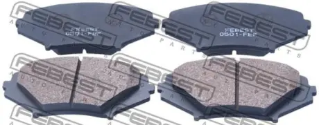 Колодки гальмівні FEBEST 0501-FEF