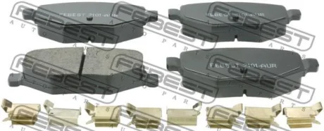 Колодки тормозные задние комплект FEBEST 2101AUR