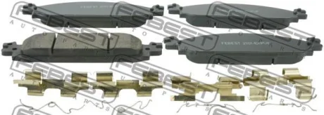 Колодки тормозные передние комплект FEBEST 2101EXPVF