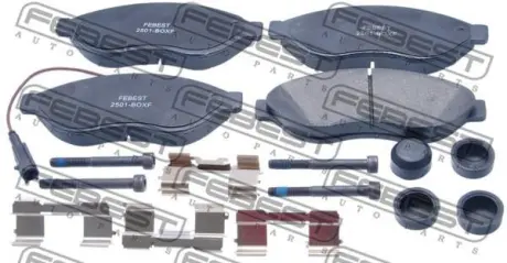 Колодки гальмівні FEBEST 2501-BOXF