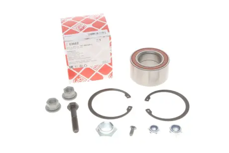Підшипник маточини (передньої) VW Caddy II -04 (40x72x37) (к-кт) FEBI BILSTEIN 03662