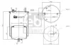 Сильфон пневматичної підвіски FE101277 FEBI BILSTEIN 101277 (фото 1)
